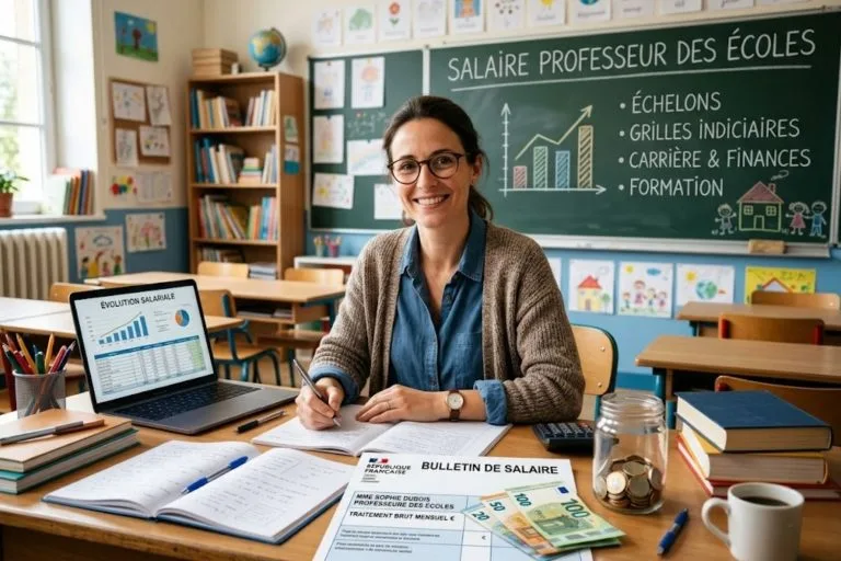 salaire professeur des écoles