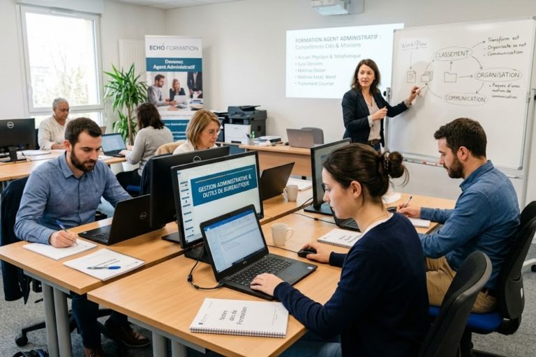 formation agent administratif